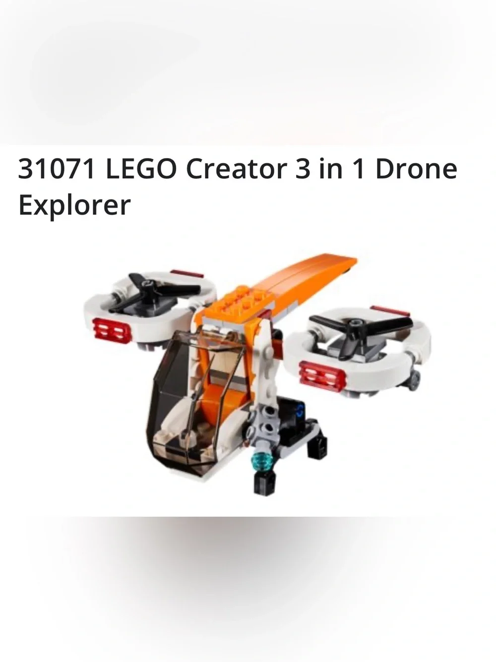 Lego 31071 drone